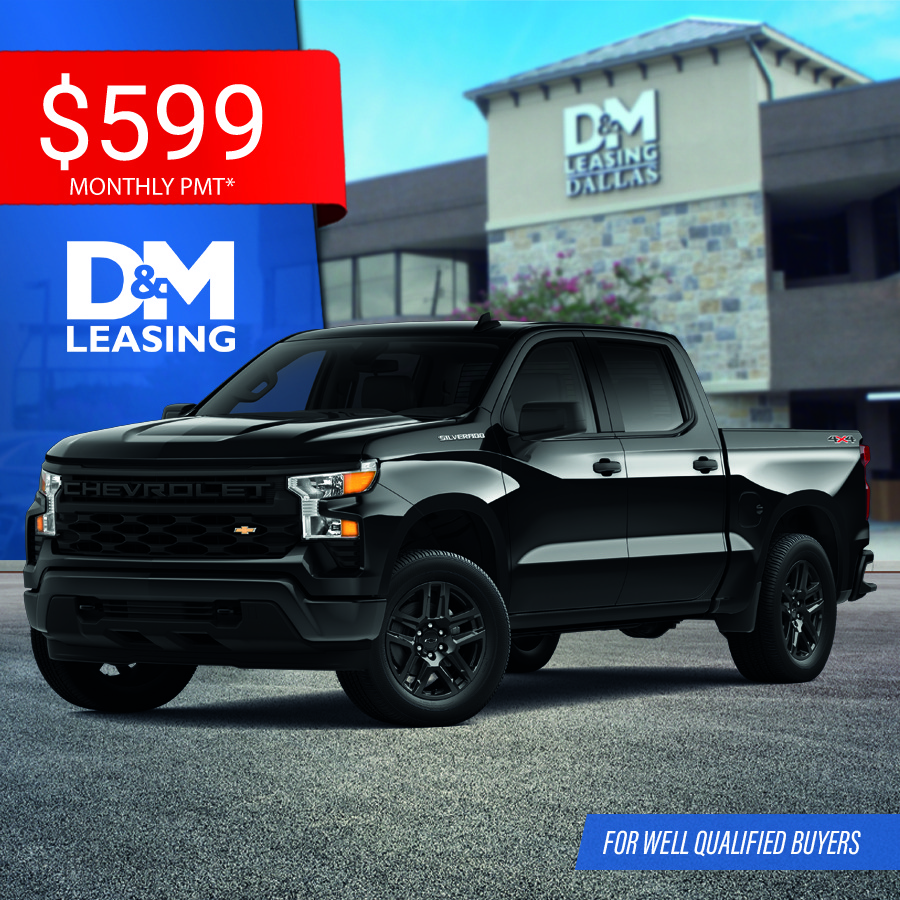 2024 Chevrolet Silverado 1500 Crew Cab Custom 2WD with 20” Black Alloy Wheels, Custom Convenience Package