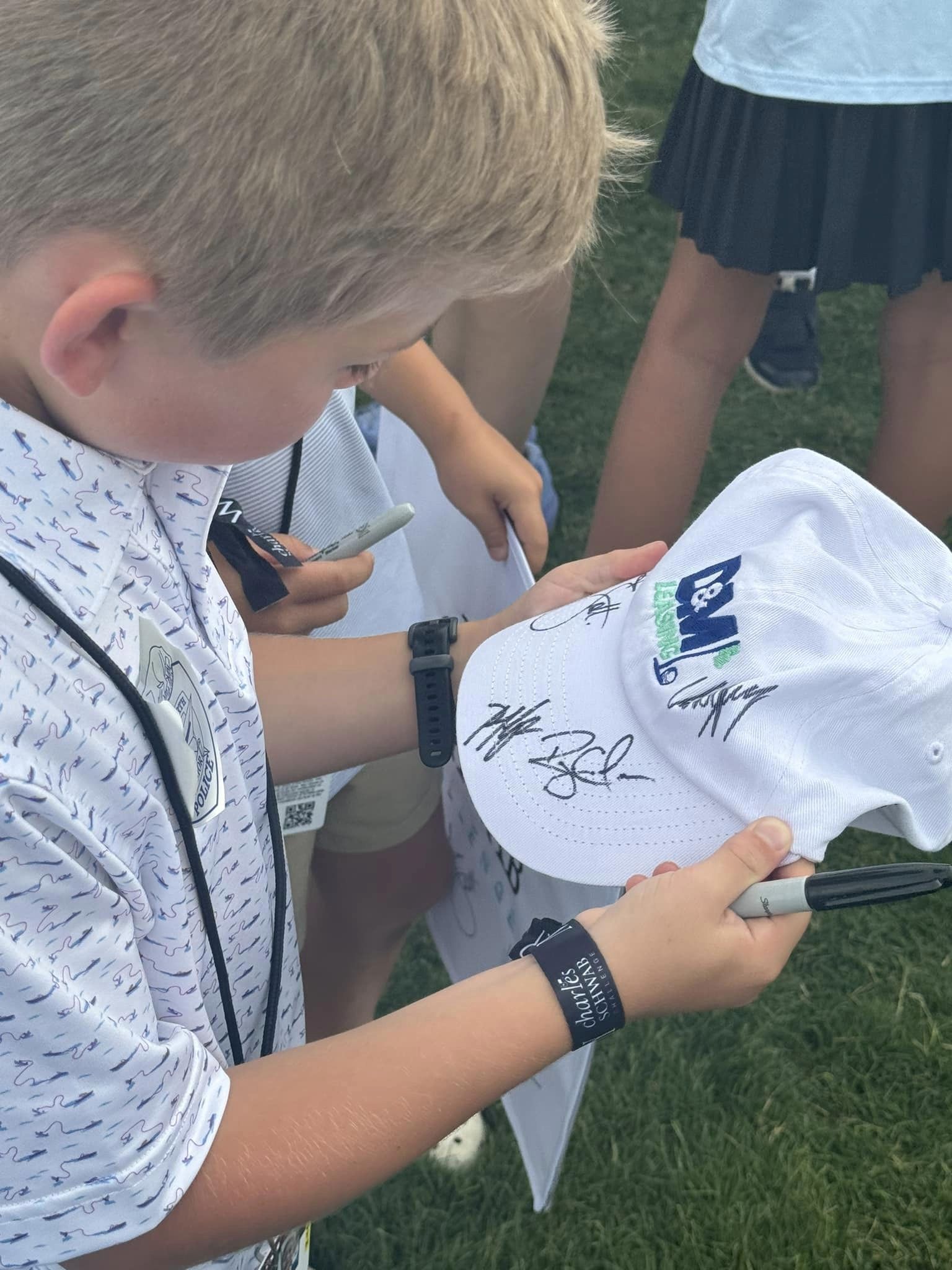 Kid's Autograph Zone at the Charles Schwab Challenge