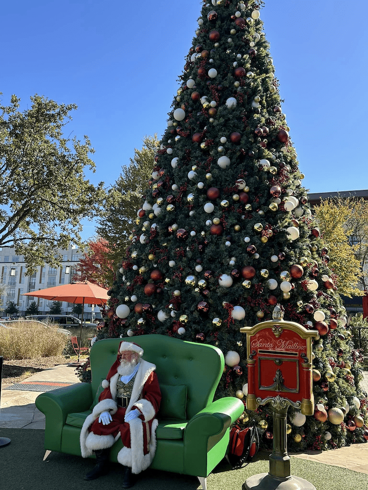 Santa waiting at The Greatest Gift Event